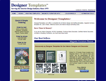 Tablet Screenshot of designertemplates.com